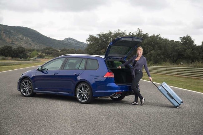 Golf R Variant with Luggage